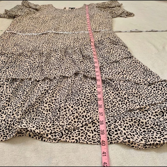Dress Animal Cheetah Print XXL Cream Black NWT - Picture 16 of 16